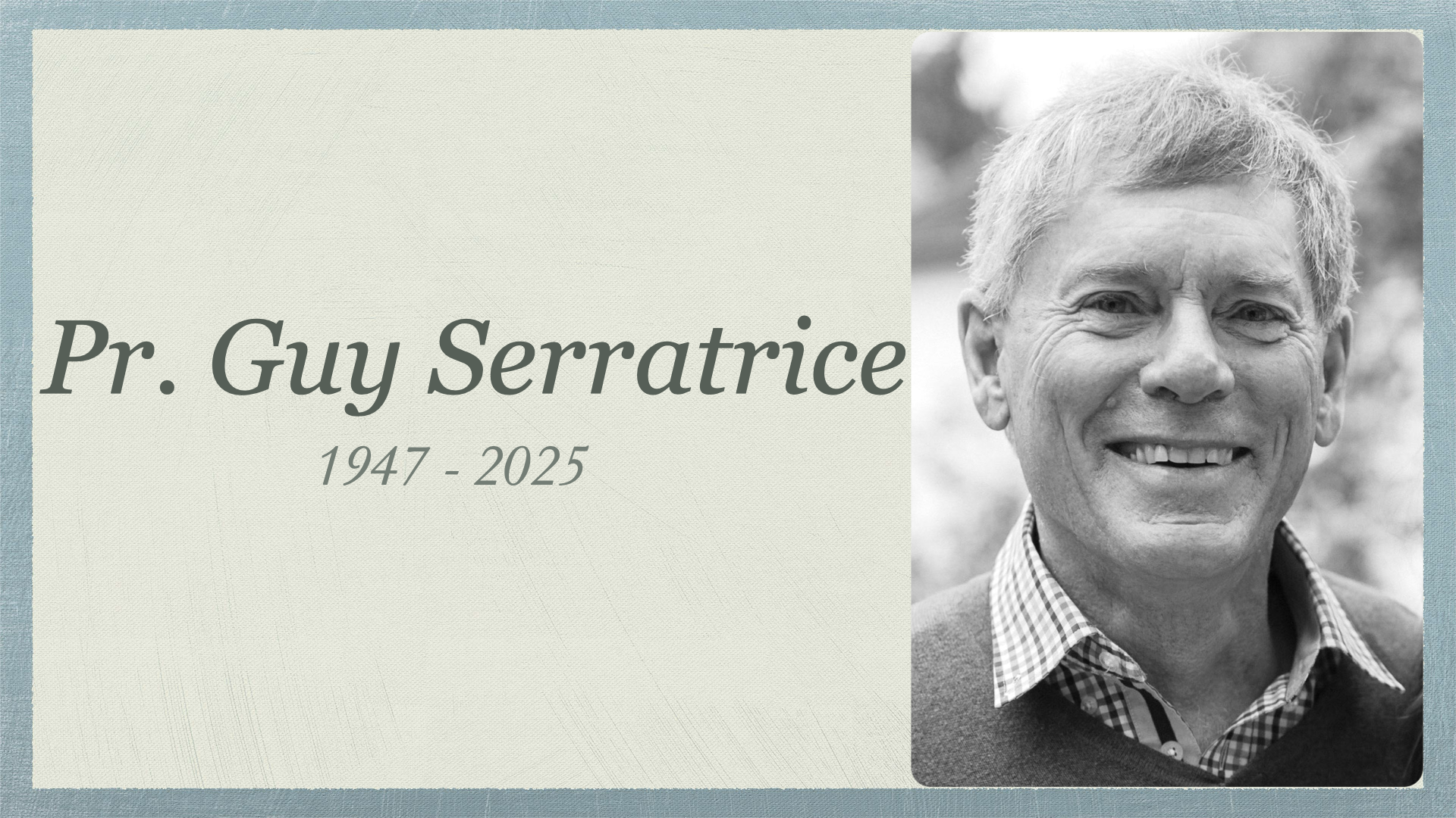 Pr. Guy Serratrice